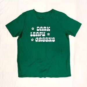 Ban.do dark leafy greens green t-shirt size Large